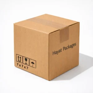7x7x7 Corrugated Kraft Shipping Box