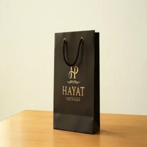 Custom Black Paper Bags
