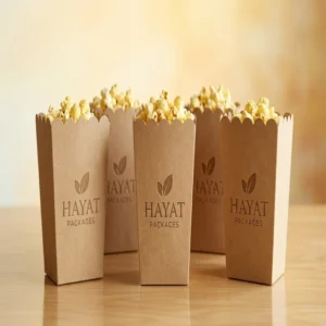 Kraft Popcorn Boxes